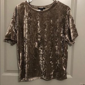 Crushed velvet T!